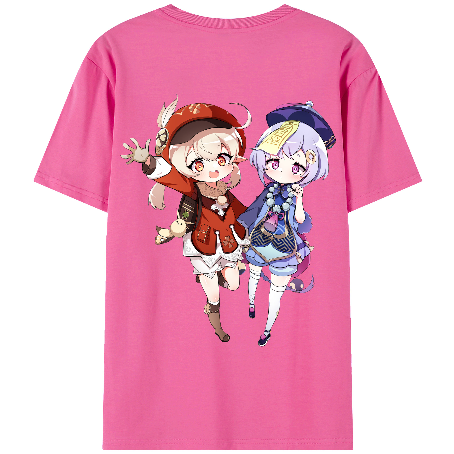 げんし神 七七 なな  genshin Nana レディース半袖Tシャツ(バックプリント)